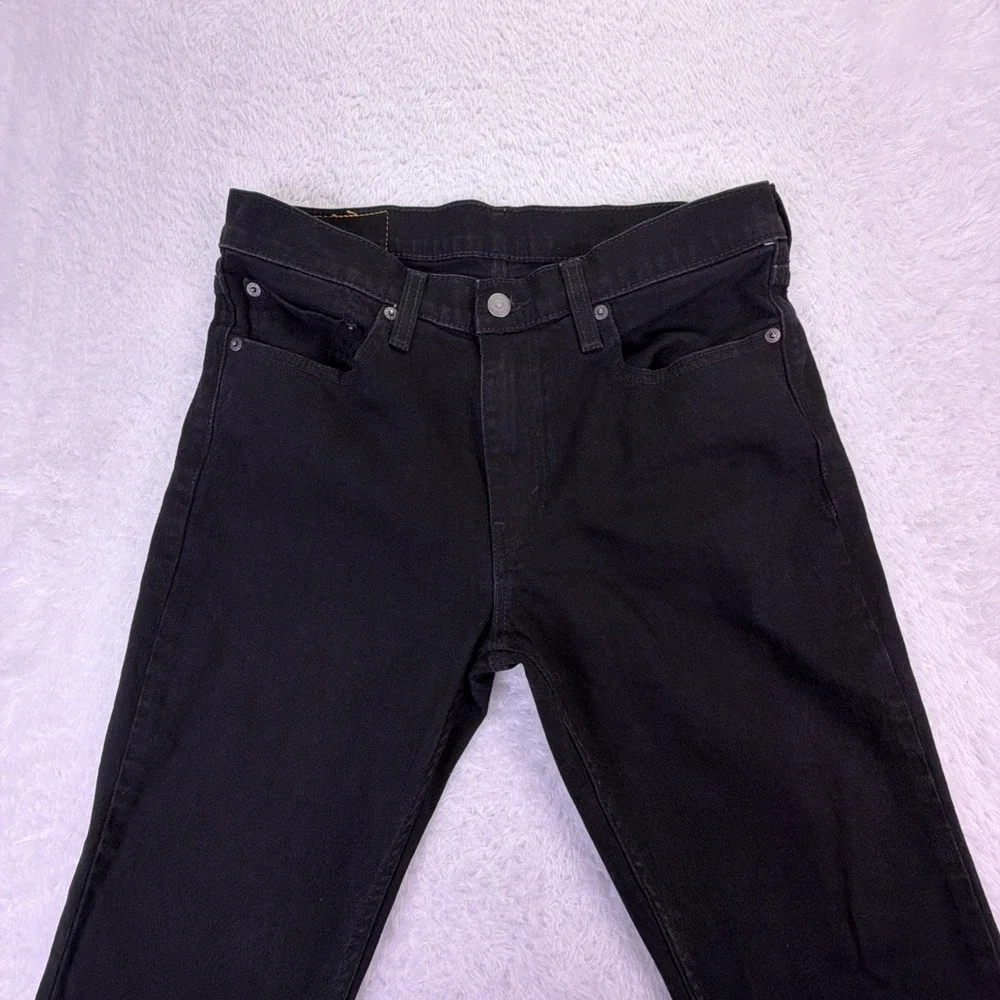 Levi's 511 Jeans Mens 32x31 Black Slim Fit Denim Cotton Blend 04511-5382